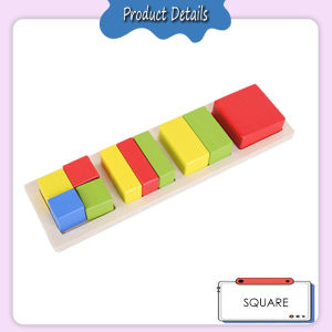 [Little B House] Wooden Toys Shape Matching Game Shape Learning Montessori Toys Educational Toy 形状板 Mainan Bentuk - BT91