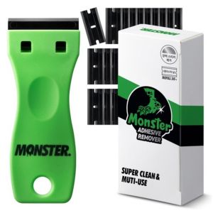 Monster Clear Gel Replacement Multi Scraper cleaning brush + Refill Blade 10p x 3 Set 1 Set