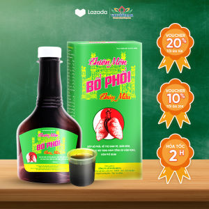 Thiên môn bổ phổi Thủy Mẫu - Siro ho hỗ trợ giảm ho ho do dị ứng thời tiết ho có đờm bổ phổi bồi bổ cơ thể - Chai 280ml