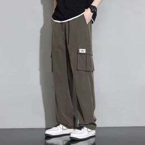 #Readystock Multi Pocket Cargo Pants Men Retro Cargo Pants Loose Straight Casual Pants Seluar kargo lelaki seluar ker