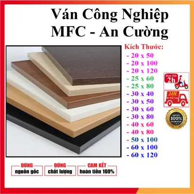60x120 Ván gỗ AN CƯỜNG tấm ván MFC 17ly phủ melamine làm kệ mặt bàn giá sách đẹp hơn gỗ thông