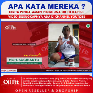 Obat Stroke Ringan & Tremor: OIL FIT Kapsul Acep Herbal