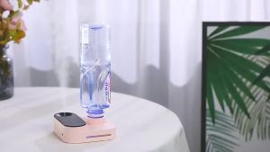 Auto Power Off Mini Bottle Humidifier Silent Desktop Air Mist Humidifier Rechargeable Portable For HDB Bedroom Office