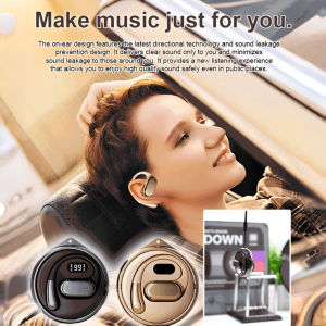 Rotating magnetic Bluetooth headset with digital display
