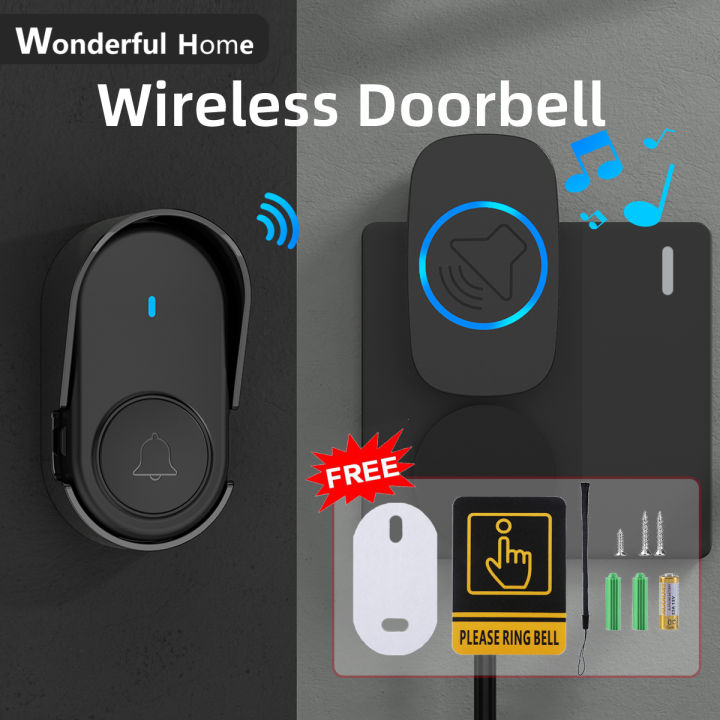 Wireless Doorbell Waterproof Outdoor Door Bell Us Plug 320m 38 