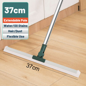 ไม้ปาดน้ำ ไม้รีดน้ำพื้น ไม้กวาดยางรีดน้ำ ไม้กวาด ไม้รีดน้ำ ไม้ถูพื้น สำหรับกวาดน้ำและฝุ่น ปรับหมุนได้ 180° ล้างทำความสะอาดได้ง่าย
