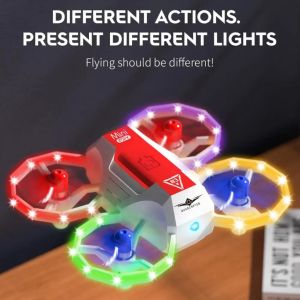 KF601 Mini Drone (voice control lighting) Great for indoor flight beginners and children