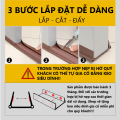 Miếng chặn khe cửa thế hệ mới chống bụi Nẹp chặn cửa chắn khe hở thế hệ mới, chống côn trùng, thoát hơi gió điều hòa V2 DOORJA. 