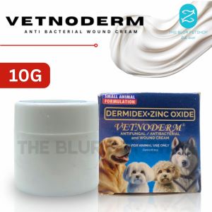 (New Packaging) 10g Vetnoderm Wound Cream Antifungal and Antibacterial For Dog Cat Pet Essentials