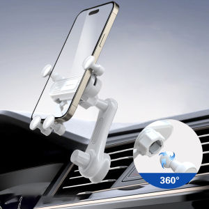 Universal Car Navigation Mobile Phone Holder Air Vent Mount Cell Phone Support Metal Gravity Car Phone Stand 导航手机架