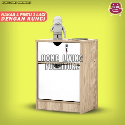 MEJA NAKAS 2L MINI BEDSIDE TABLE MEJA KAMAR TIDUR MINIMALIS MEJA NAKAS PORTABLE NAKAS KINGDOM MEJA NAKAS MEJA KASUR MEJA TEMPAT TIDUR