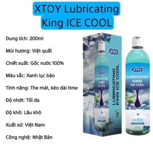 Gel bôi trơn X.TOY King gen bôi trơn gốc nước tăng khoái cảm kéo dài quan hệ chai 200ml