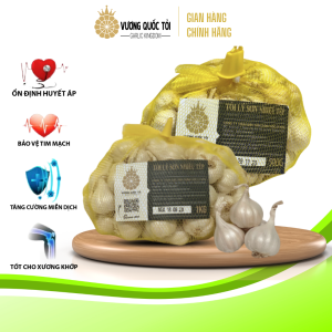 Combo 2kg Tỏi Lý Sơn - Vương Quốc Tỏi - nhiều tép loại Gold- Đặc sản Lý Sơn - Hương vị đặc biệt - 2x1kg