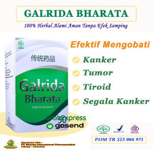 Obat Kanker Tumor Benjolan Gondok Paling Ampuh Galrida Bharata 100% Original 50 Kapsul BPOM Dan MUI