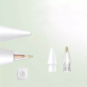 JINXUANE ป้องกันรอยขีดข่วน ปลายดินสอปลาย ถอดเปลี่ยนได้ กันกระแทก ปลายปากกาสไตลัส แฟชั่นสำหรับผู้หญิง พกพาได้ กล่องเก็บปลายปากกาดินสอ สำหรับ Apple pencil สำหรับ Apple pencil