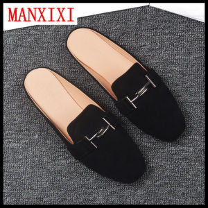 MANXIXI Brand Flat Slippers Big Size Fashion Leisure Mules Sandals For Women (32-44 Size)