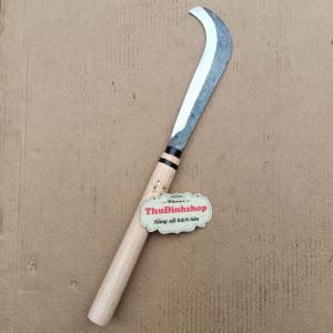 Dao quắm liềm phát cỏ phát cành chặt cây (cán 30cm) rèn thủ công sắc bền