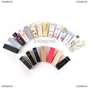 [COD] ZHONGYI0 10Pcs Empty Lip Balm Tube Packaging Carton Box Lipstick Tube DIY Paper Case Box