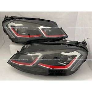 Volkswagen Golf GTI MK7 Head Lamp MK7.5 GTI Style Projector DRL Led 2012 2013 2015 2016