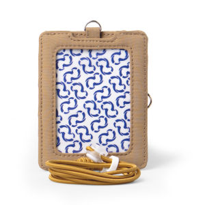 Wallts Orient Latte - Lanyard Name Tag Id Card Pria Wanita Portrait/Vertikal Landscape/Horizontal