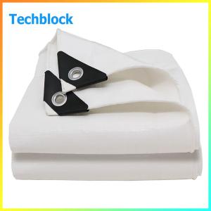 Weatherproof Poly Tarp Cover with Metal Grommets Thick Waterproof Poly Tarp Cover for Outdoor Camping Pool Car Tent