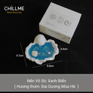 Nến thơm tealight mini hình vỏ sò handmade quà tặng sinh nhật cho nữ người yêu bạn bè dễ thương