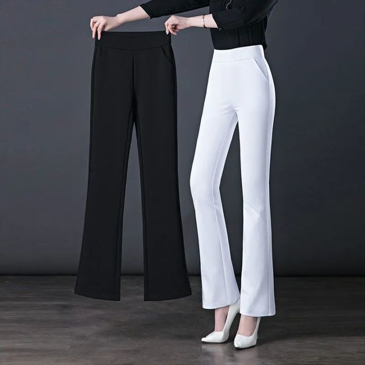 High Waisted Womens Office Pants For Ladies Casual, Thin, Loose