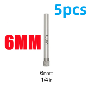 ดอกเจาะ โฮลซอ กระเบื้อง หินแกรนิต หัวเพชร ขนาด 6-50 มม.จำนวน 15 ชิ้น Diamond Tool Drill Bit Hole Saw