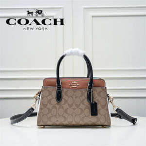 coach sling bag for women official store Authentic Original Bags CH174 CH859 Leather Fashion High Quality Product Women Bags Cross Body & Shoulder Bags Top-Handle Bags - Classic Darcie Tote Bag Dimensions:26/17/11