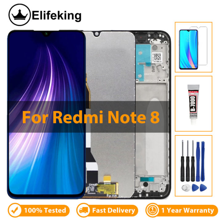 100% Tested For Xiaomi Redmi Note 8 M1908C3JH LCD Display Touch Screen ...