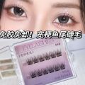 HBESTY Glue-free false eyelashes, self-adhesive thin stems, natural mother pure desire set, sun flower cat, under the ears, eyelashes, cross-border eyelashes. 
