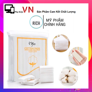 Bông tẩy trang Lameila 222 miếng - Bông tẩy trang 3 lớp FM Cotton Pads 222 miếng Bông Tẩy Trang nội địa Trung