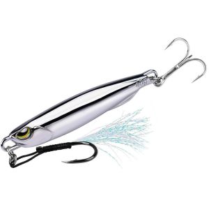 SERAPHYXO Mirror Surface Metal Jig Bait Electroplate 10g-80g Artificial Hard Fish Lure Fast Draw Bait Silver Spoon Spinner Bait Mackerel Bait