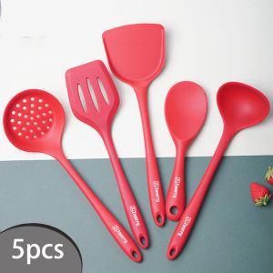 ซิลิโคนเกรดอาหาร 5 ชิ้นชุดเครื่องครัวทนความร้อน(HongKong60)