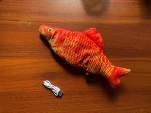 Electronic Pet Catnip Toy Tiktok USB Charging Simulation Bouncing Fish Toys For Dog Cat