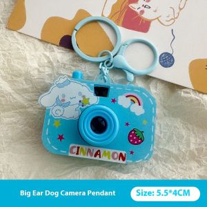 IQAngel máy ảnh hoạt hình dễ thương Keychain cho sinh viên mini xách tay Phụ kiện túi bóng đèn sáng tạo lên vài quyến rũ