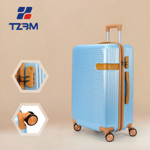 TZJM Extra large size Top quality 20/24/28inch luggage bag travel beg bagasi murah travel luggage abs bagasi 4-wheel 360-degree Rotating Ultra-quiet Wheels Lightweight Waterproof Trolley Case 行李箱 旅行箱
