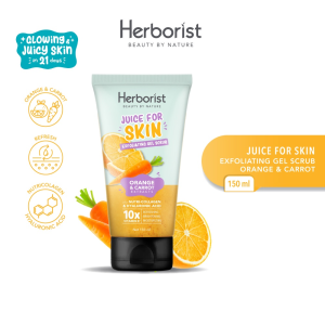 Herborist Juice For Skin Exfoliating Gel Scrub 150ml - Exfoliasi - Virgo Shoop