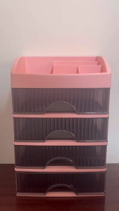 Modern Sturdy PP Materials Desk Organizers with Multiple Drawers for Student and Professionals Daily Casual Use