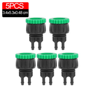 1/5Pcs Faucet Adapter 2 Ways Splitters Farm Drip Irrigation Hose Connector Household Garden Watering Irrigation Accessories