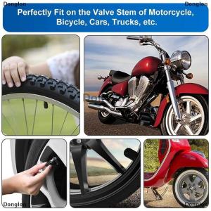 [COD] Donglon 10ชิ้นฝาครอบวาล์วกันฝุ่นสำหรับรถมอเตอร์ไซค์จักรยานยางล้อพลาสติกทั่วไปฝาจุกลมยางรถกันฝุ่น