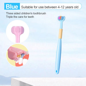 Kids /Adults Toothbrush 360 Degrees Three Sided  Soft Hair Toothbrush Kanak Berus Gigi Oral Health Cleaner 三面软毛牙刷| DaQueen