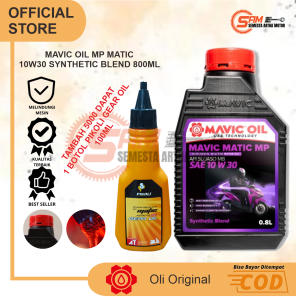 Oli Mavic MP Matic 800ml 10w30 Oil Motor Matik 0.8 Liter Scooter Botol