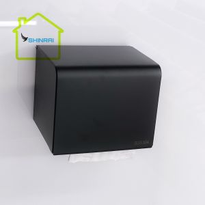 ( Dán Tường - Có Lưỡi Cắt Giấy ) Hộp Đựng Giấy Vệ Sinh INOX SUS304 Xước Mờ Nhà Tắm Chính Hãng SHINRAIs