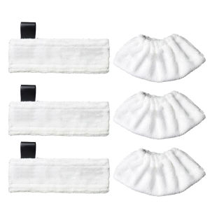 6PCS Karcher Steam Mop Cloths Replace Accessories For Karcher EasyFix SC2 SC3 SC4 SC5 Steam Cleaner Mop Pads