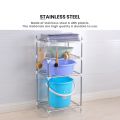 F&F: Cala Kitchen rack stainless steel/dish rack/pan rack/pot rack/rak dapur/rak barang dapur. 