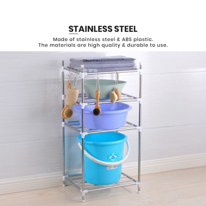 F&F:%20Cala%20Kitchen%20rack%20stainless%20steel/dish%20rack/pan%20rack/pot%20rack/rak%20dapur/rak%20barang%20dapur%20-%20Image%206