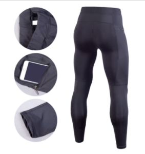Men Compression Pant Running Tights Fitness Pants Gym Crossfit Elastic Pants