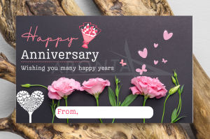 COD | Kartu Ucapan Happy Anniversary - Happy Anniversary - Kartu Ucapan Hari Jadi - Kartu Ucapan Pernikahan - Kartu Ucapan Happy Engagement - Kartu Wedding - Greeting Card - Gift Card - Anniversary