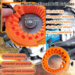 Multifunctional Drill Bit Grinder Multi Specification Grinding Tool Suitable for Angle Grinder ABS Polishing Grinding Attachment Drill Sharpener